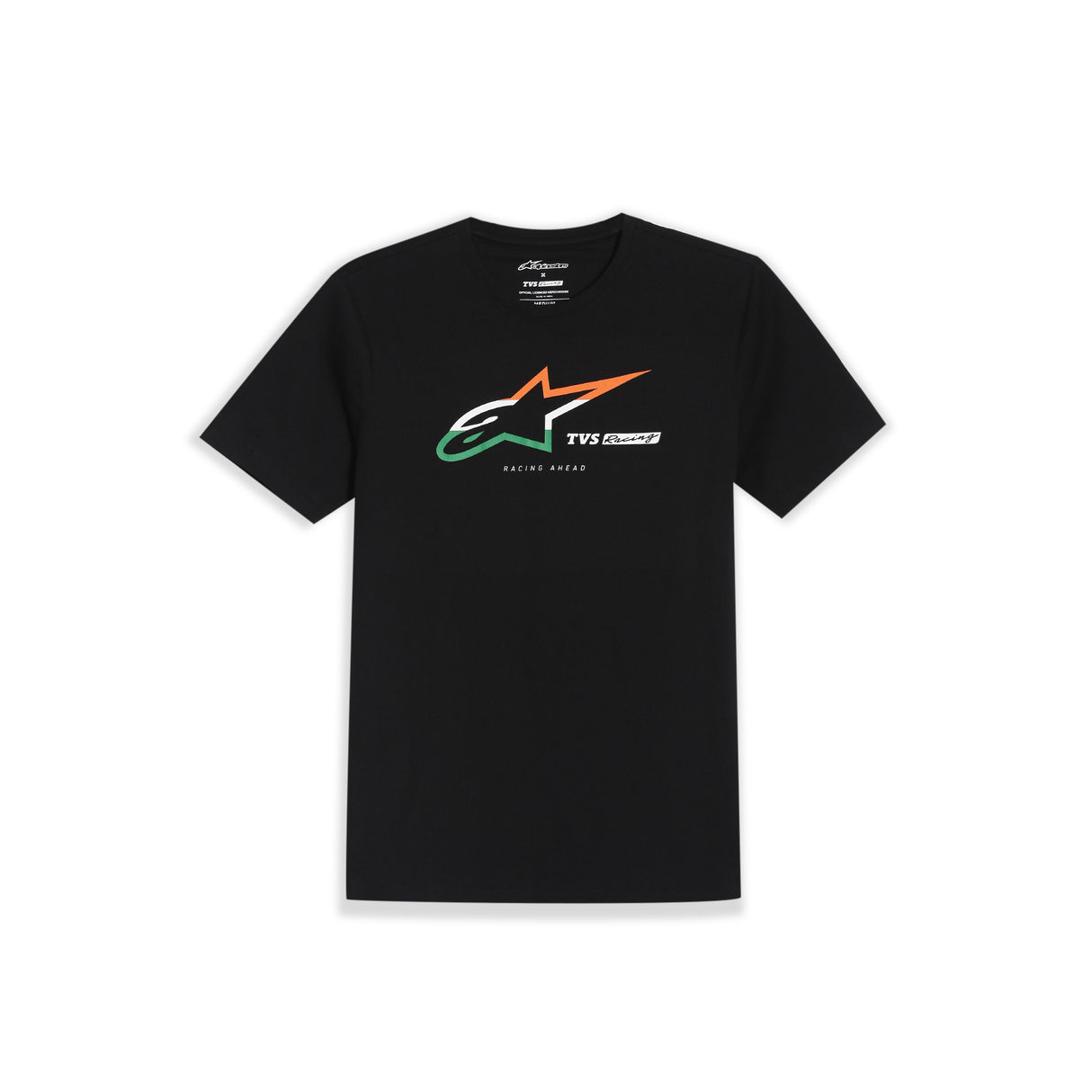 TVS Racing x Alpinestars Crew Neck T-Shirt | 100% Combed Cotton & Anti-Microbial