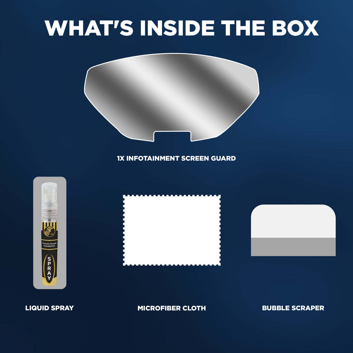 TVS Screen Protector for Jupiter 110 (With button)