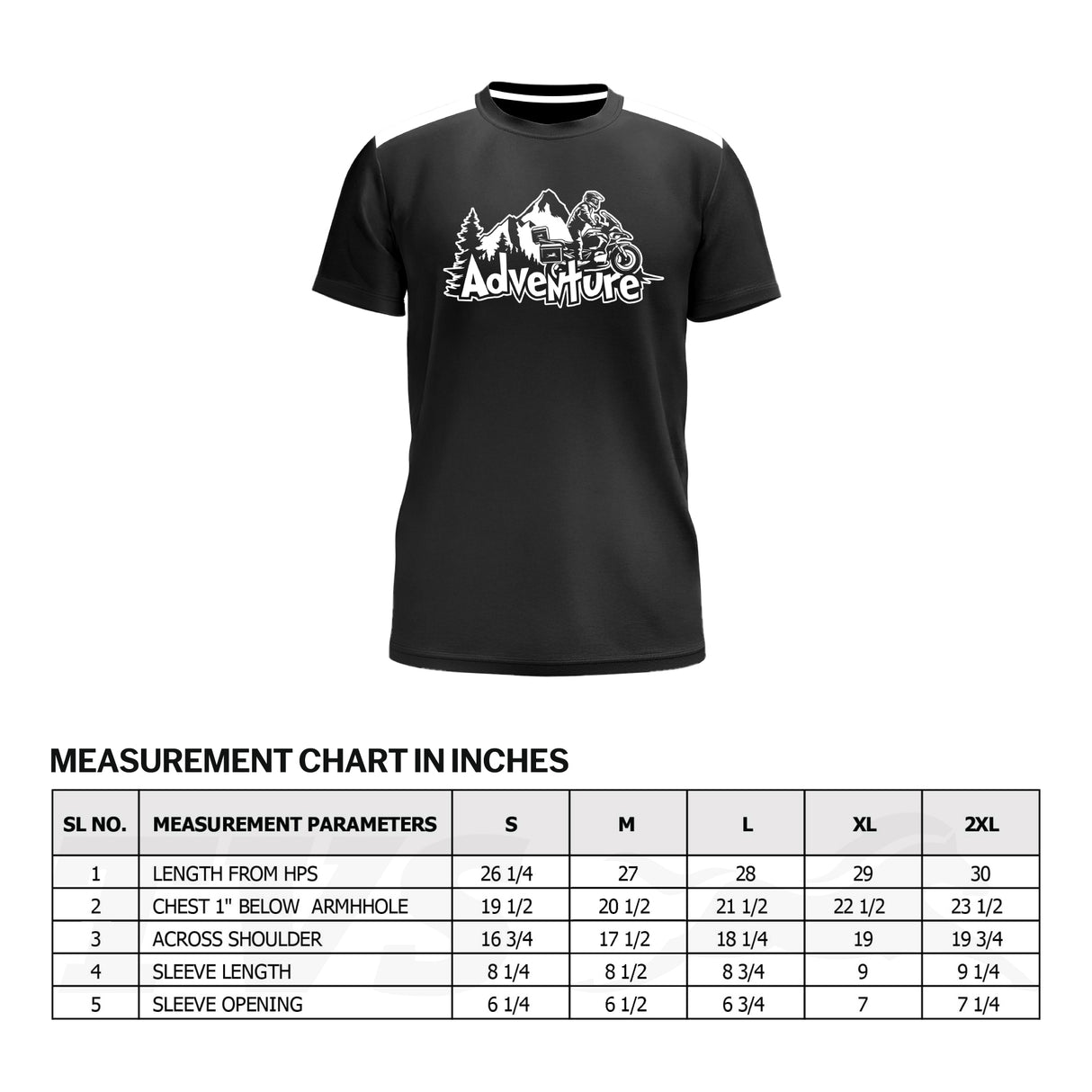 TVS Adventure Round Neck Cotton T Shirt | Glow in Dark