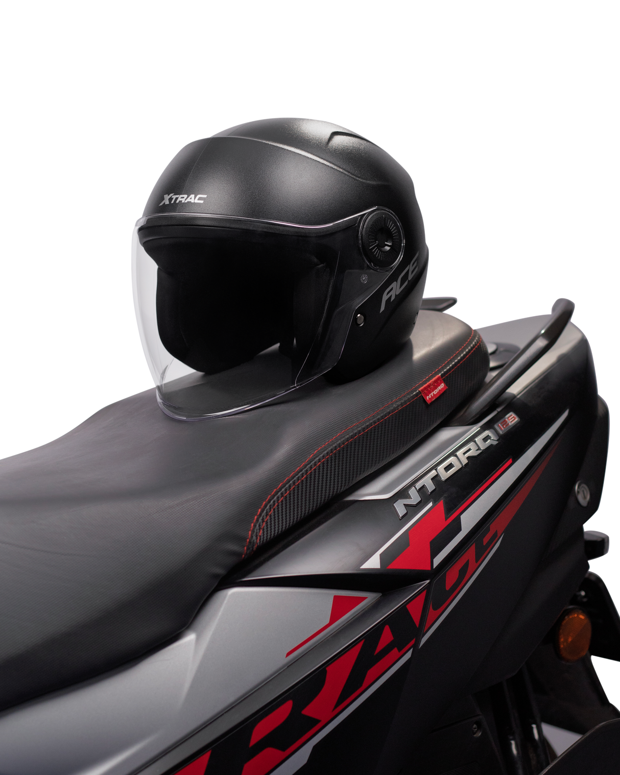 Xtrac Ace Half Face Helmet – ISI Certified Open Face Helmet for Men & Women