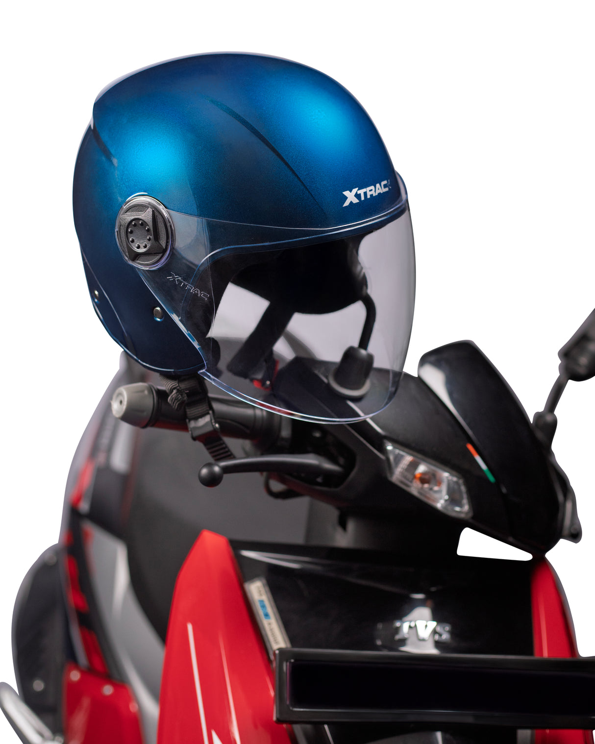 Xtrac Fit ISI Certified Half Face Helmet with Clear Visor – Lightweight Protection for All Two-Wheelers