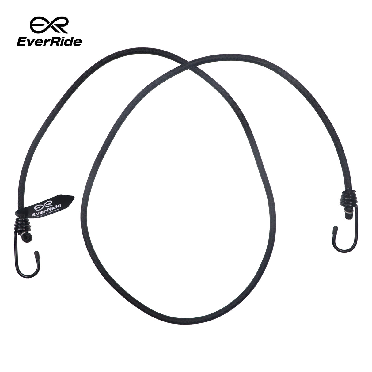EverRide Heavy Duty Bungee Cord – 2 Feet | Color; Black
