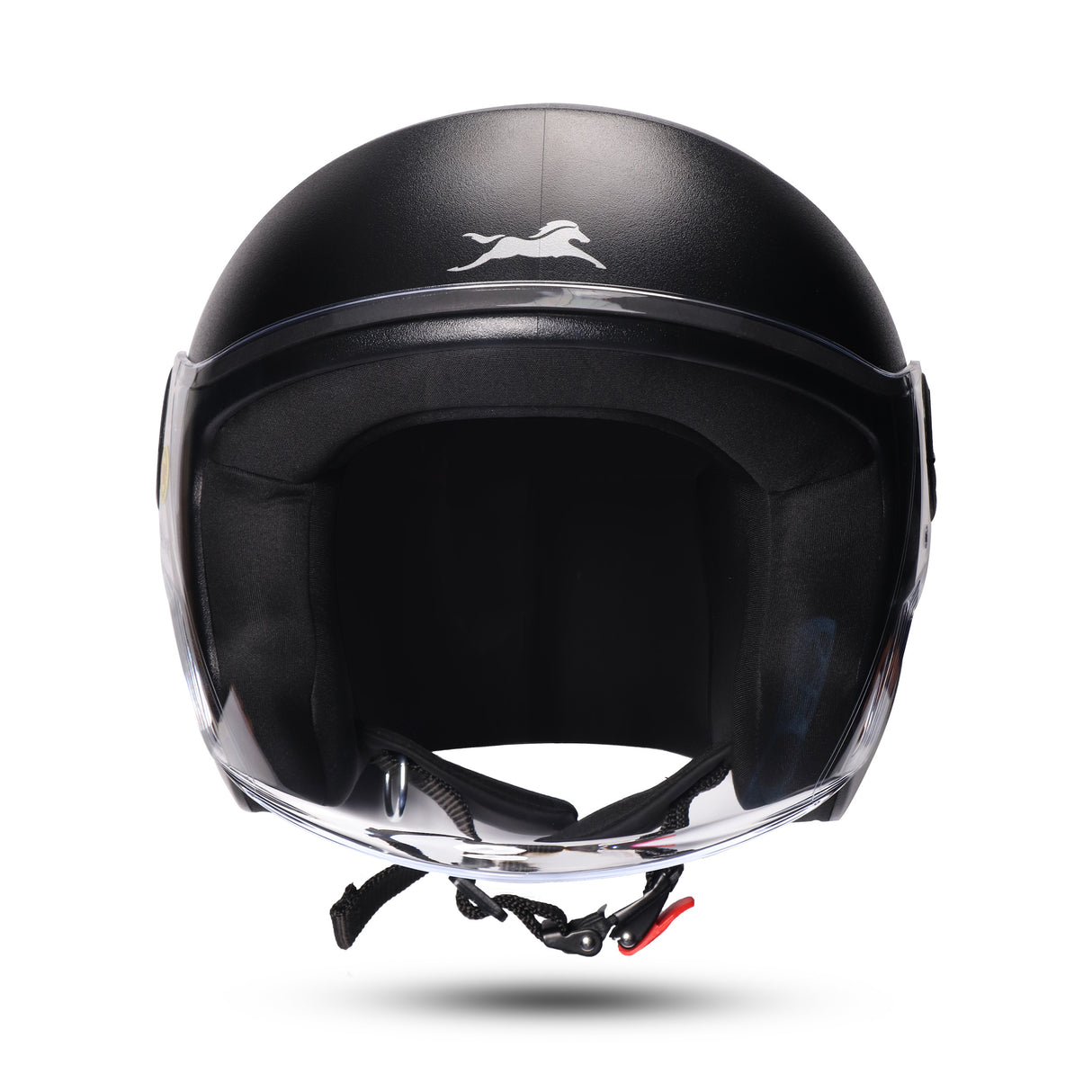 TVS ACE Open Face Unisex Helmet with Full Coverage Visor - ISI Certified