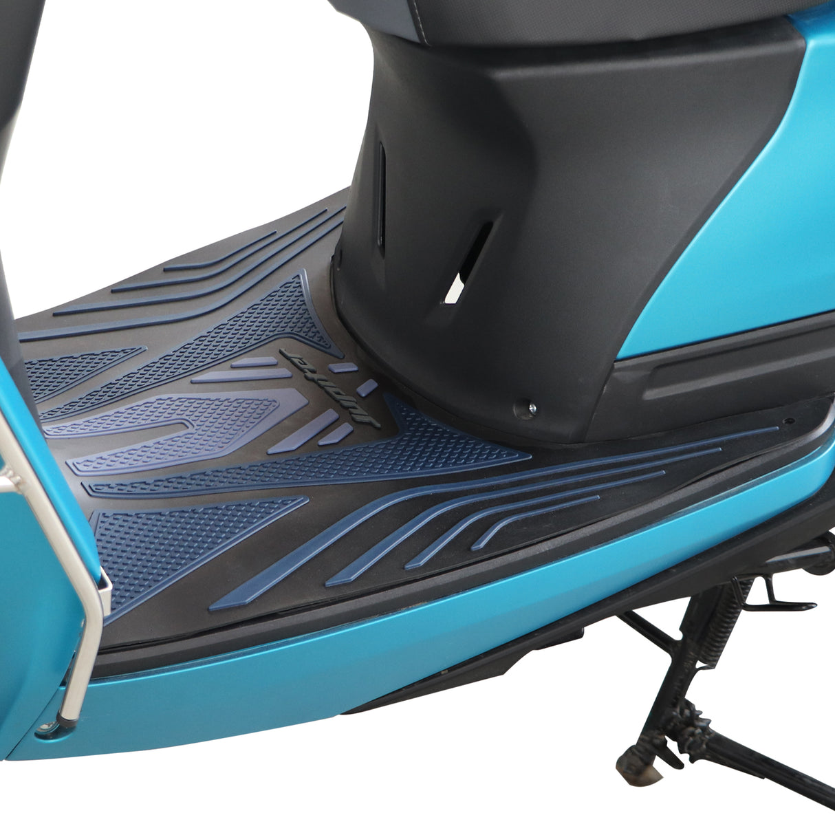 Floor Mat Black & Blue for Jupiter 110 | Premium Vehicle Floor Mat