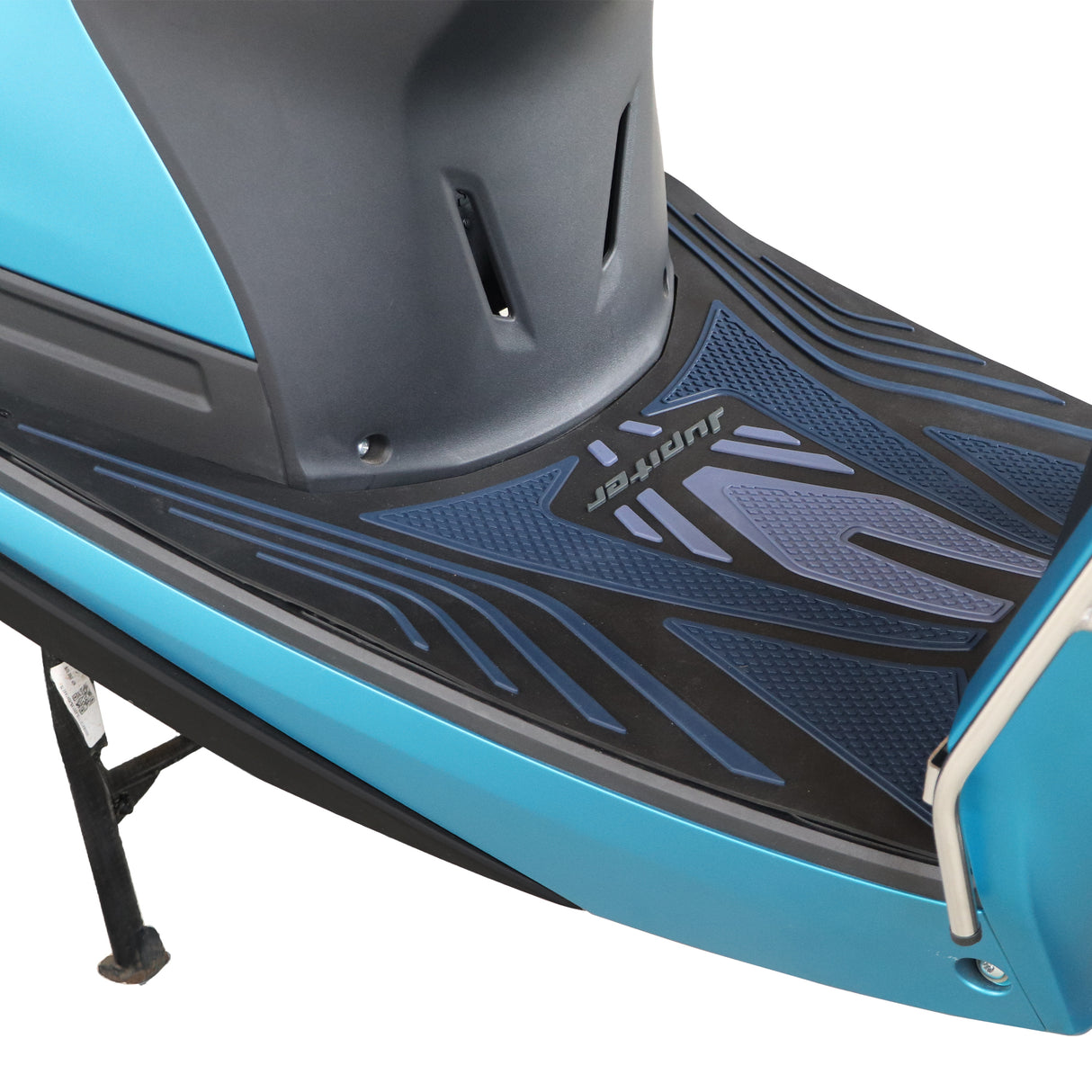 Floor Mat Black & Blue for Jupiter 110 | Premium Vehicle Floor Mat