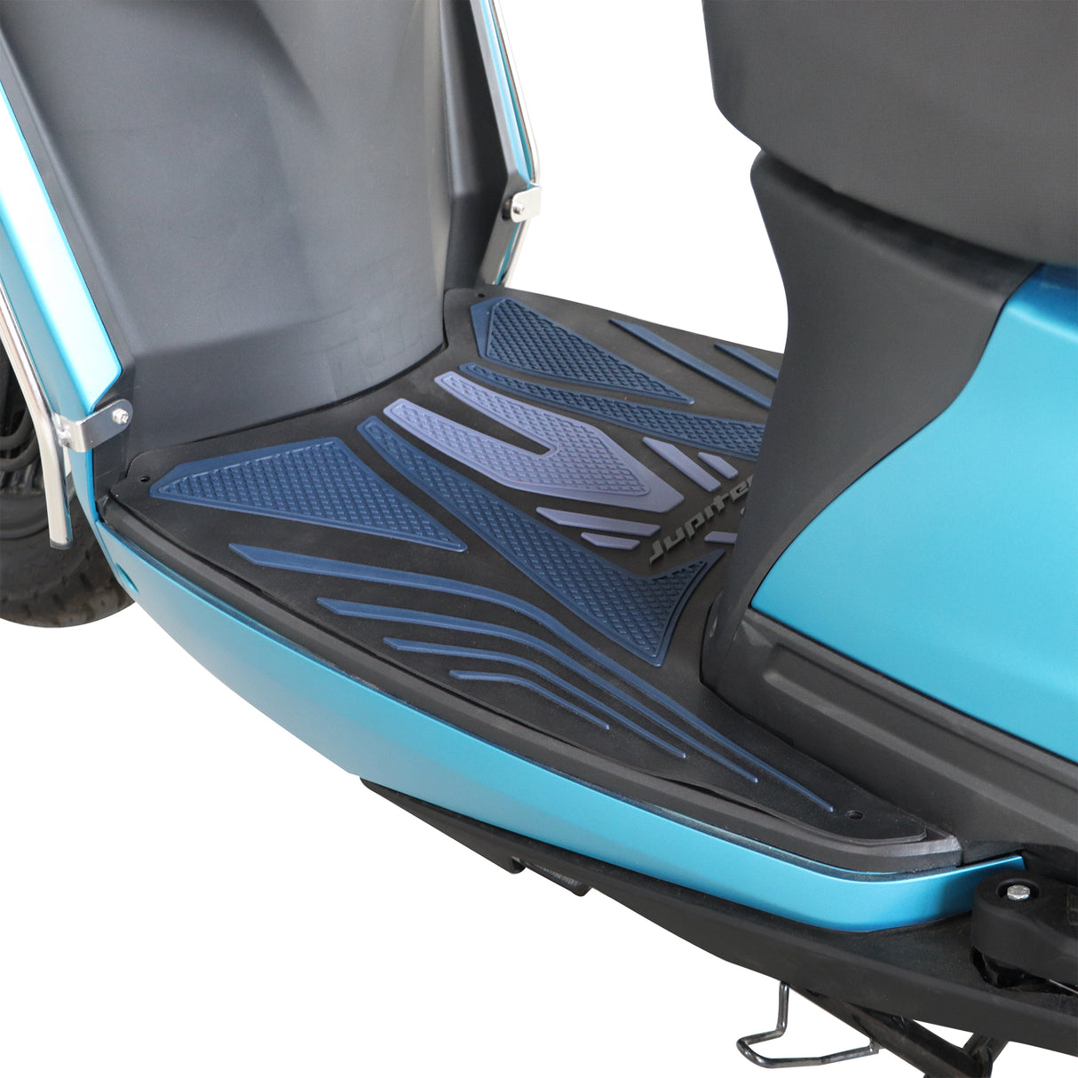 Floor Mat Black & Blue for Jupiter 110 | Premium Vehicle Floor Mat