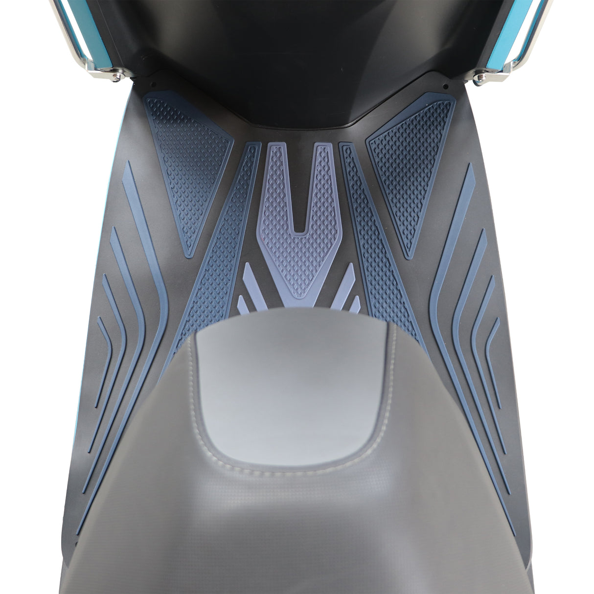 Floor Mat Black & Blue for Jupiter 110 | Premium Vehicle Floor Mat