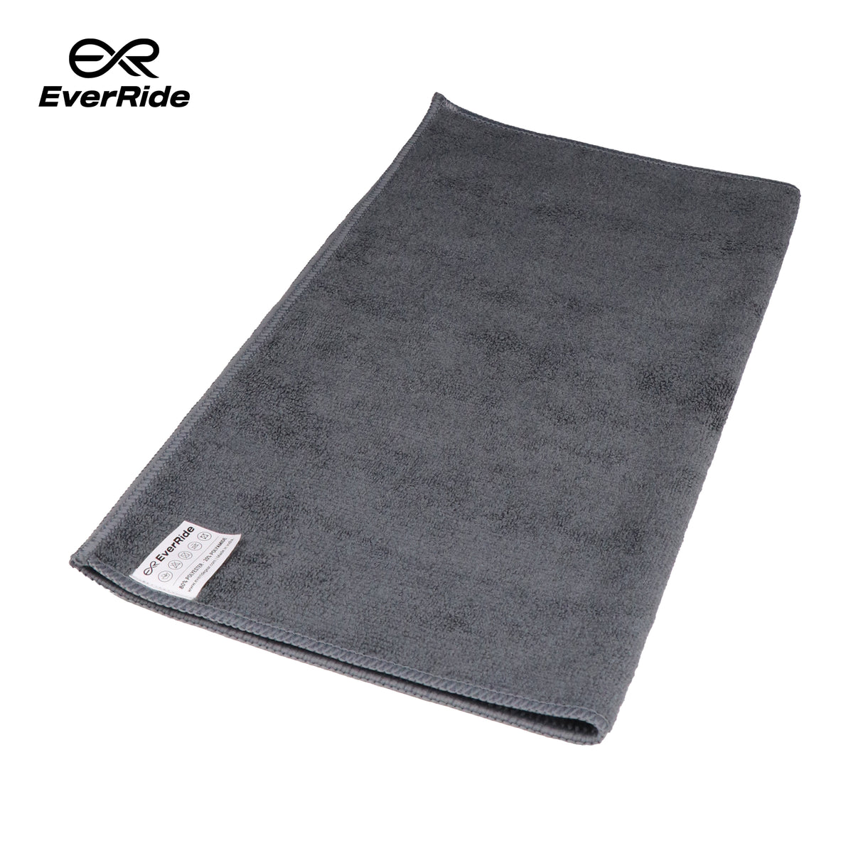 EverRide Microfiber Single Cleaning Cloth 15x15 inches – Quick Absorption, Lint-Free & Scratch-Free | Soft Multipurpose Cloth for Bike, Car & Helmet
