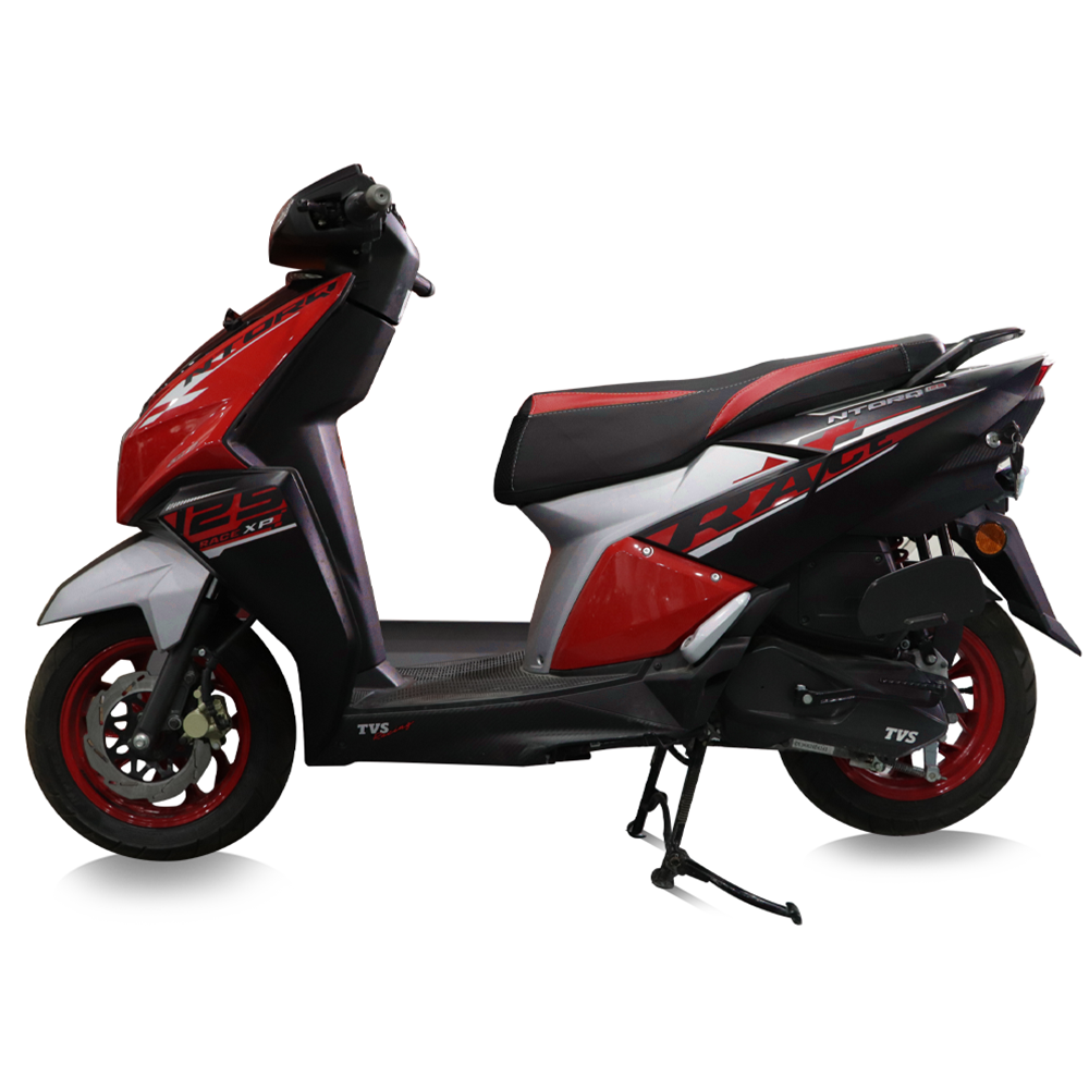 TVS Ntorq Seat Cover Black with Red – Durable, Weather-Resistant Protection & Comfort for Your Ride