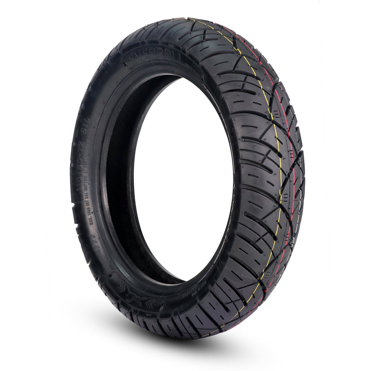 EverRoll Rear Tubeless Nylon Tyre - 110/80-12 TL TO ST32 | Vehicle Compatibility - TVS Ntorq