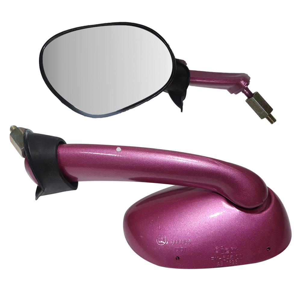 TVS PEP+ Classic Pink Assembly Mirror - Durable & Stylish