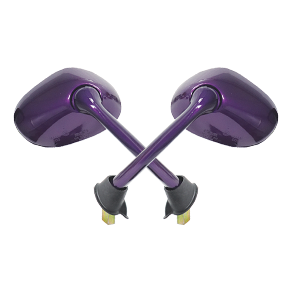 TVS PEP+ Deep Purple Assembly Mirror - Durable & Stylish