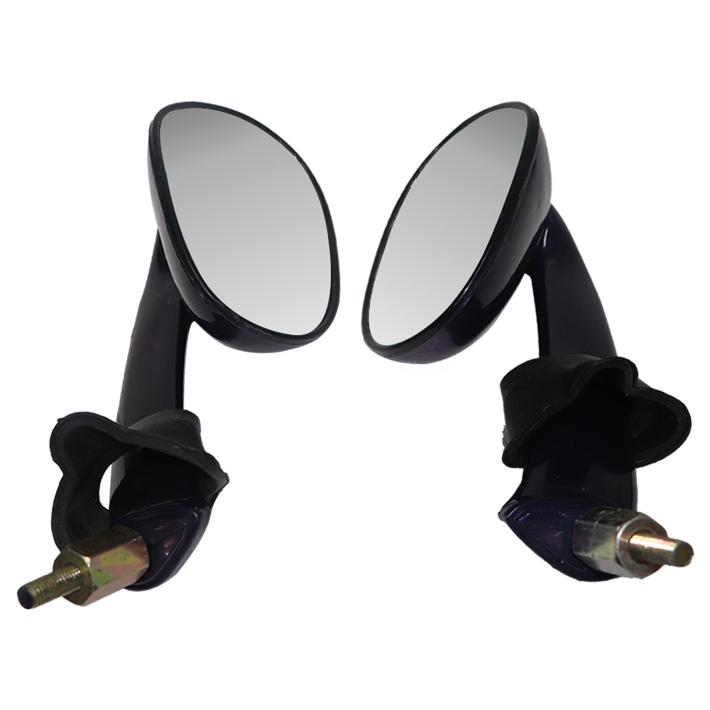 TVS PEP+ Deep Purple Assembly Mirror - Durable & Stylish