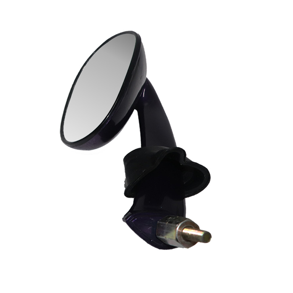TVS PEP+ Left Hand Deep Purple Assembly Mirror - Durable & Stylish