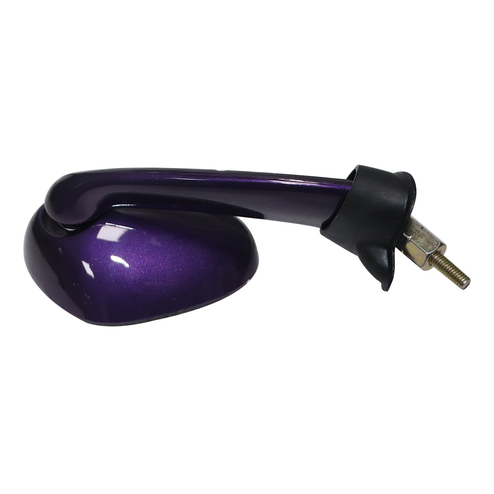 TVS PEP+ Left Hand Deep Purple Assembly Mirror - Durable & Stylish