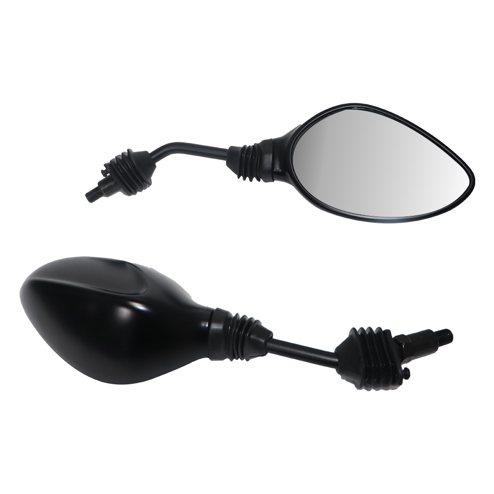 TVS Zest Mirror Set Matte Black - Durable & Adjustable for Safety