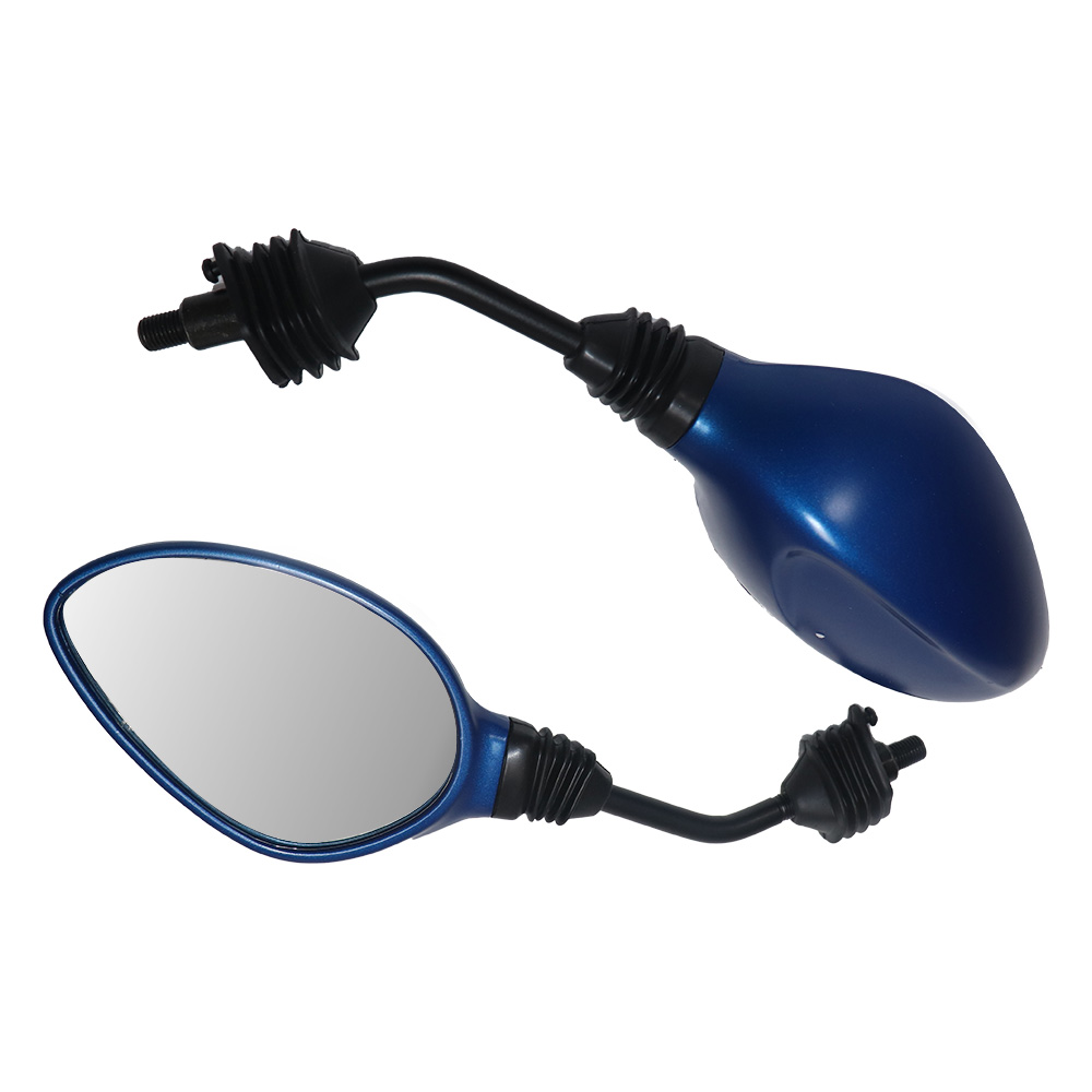 TVS Zest Mirror Set Matte Blue - Durable, Adjustable, and Easy to Install