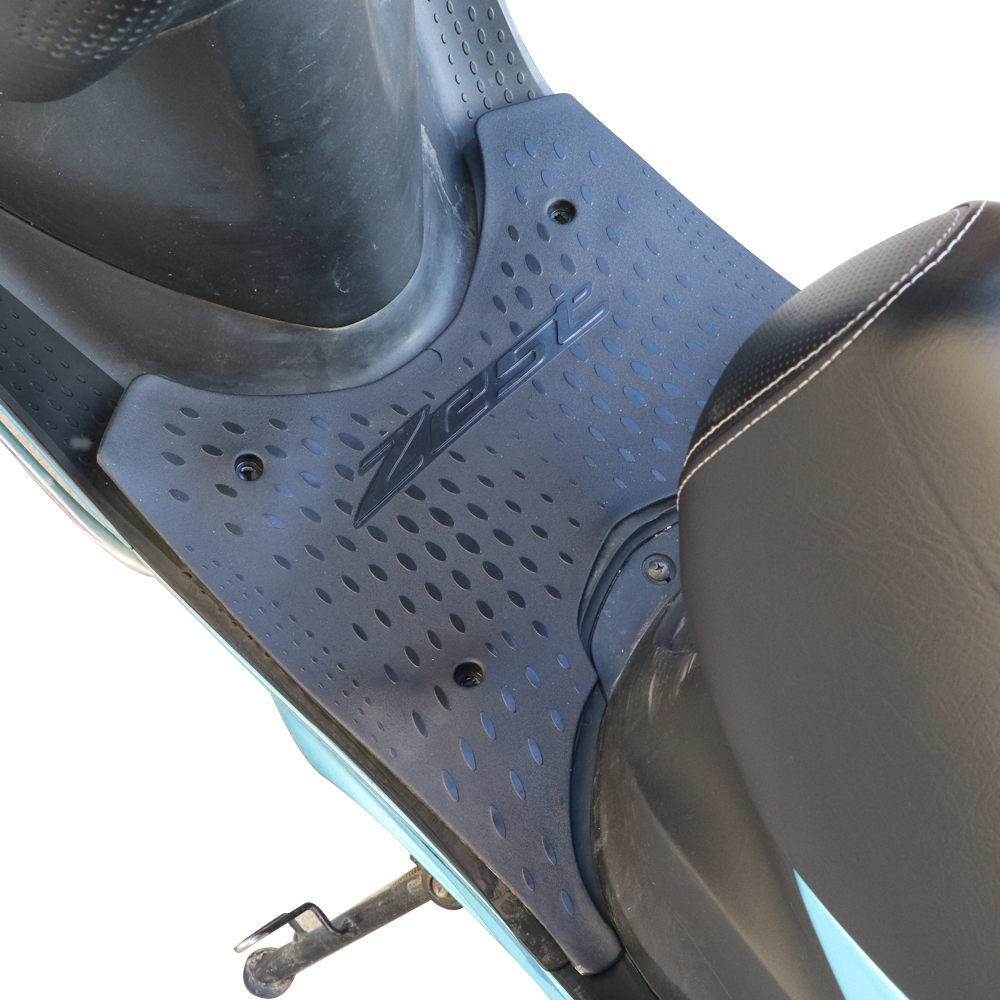 TVS FLOOR MAT ECO BLACK - ZEST – Custom-Fit, Non-Slip, Weather-Resistant Scooter Floor Mat