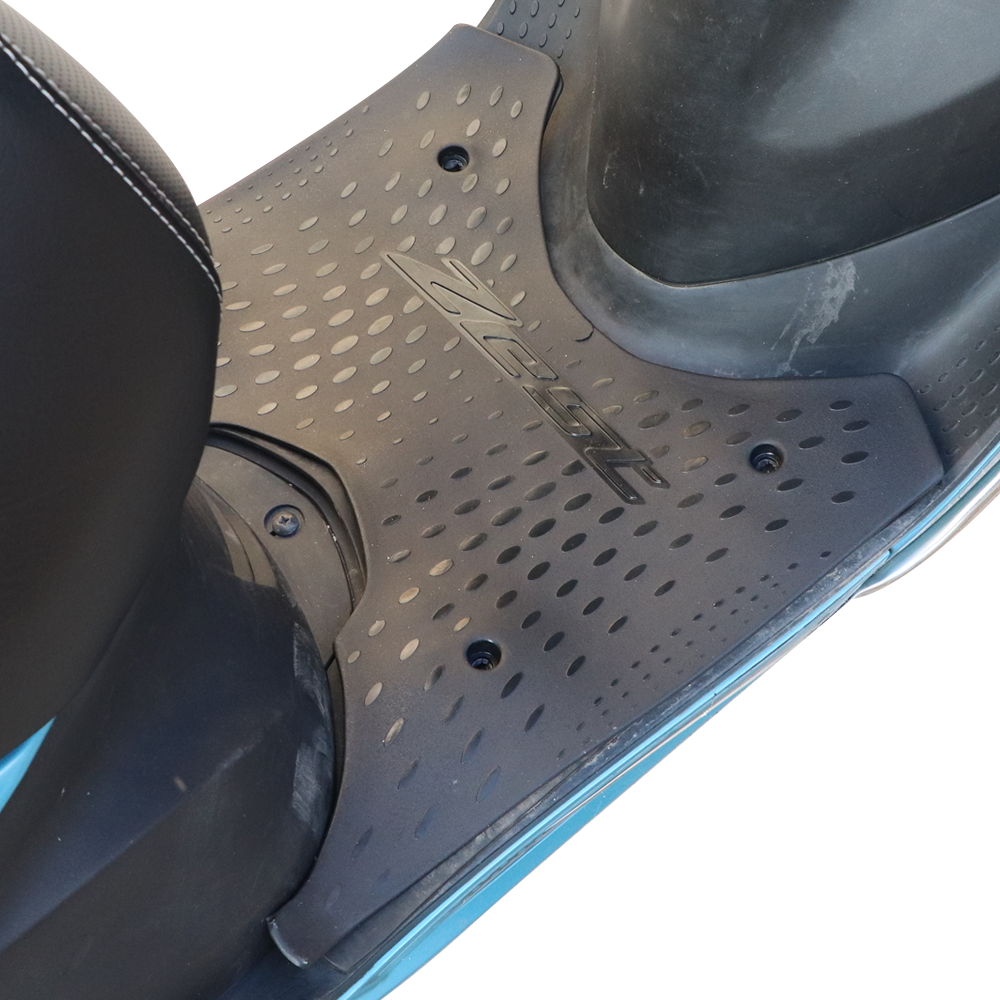TVS FLOOR MAT ECO BLACK - ZEST – Custom-Fit, Non-Slip, Weather-Resistant Scooter Floor Mat