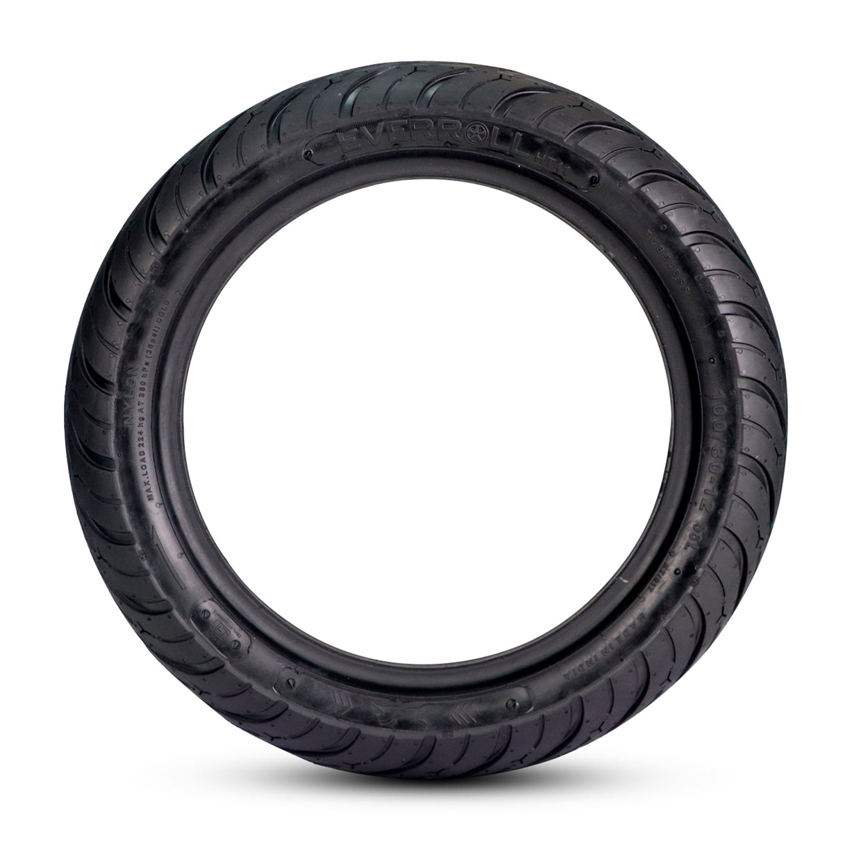EverRoll Front Tubeless Nylon Tyre - 100/80-12 TL PM HT11 | Vehicle Compatibility - TVS Ntorq