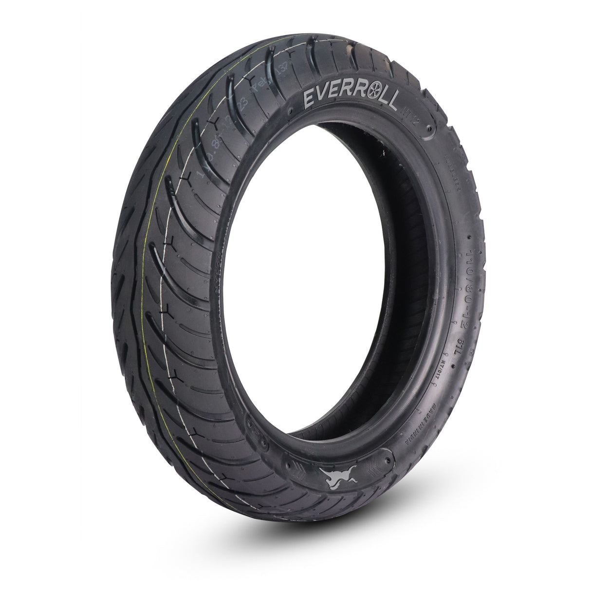 EverRoll 110/80-12 TL PM HT12 Rear Tubeless Nylon Tyre | Vehicle Compatibility - TVS Ntorq Rear