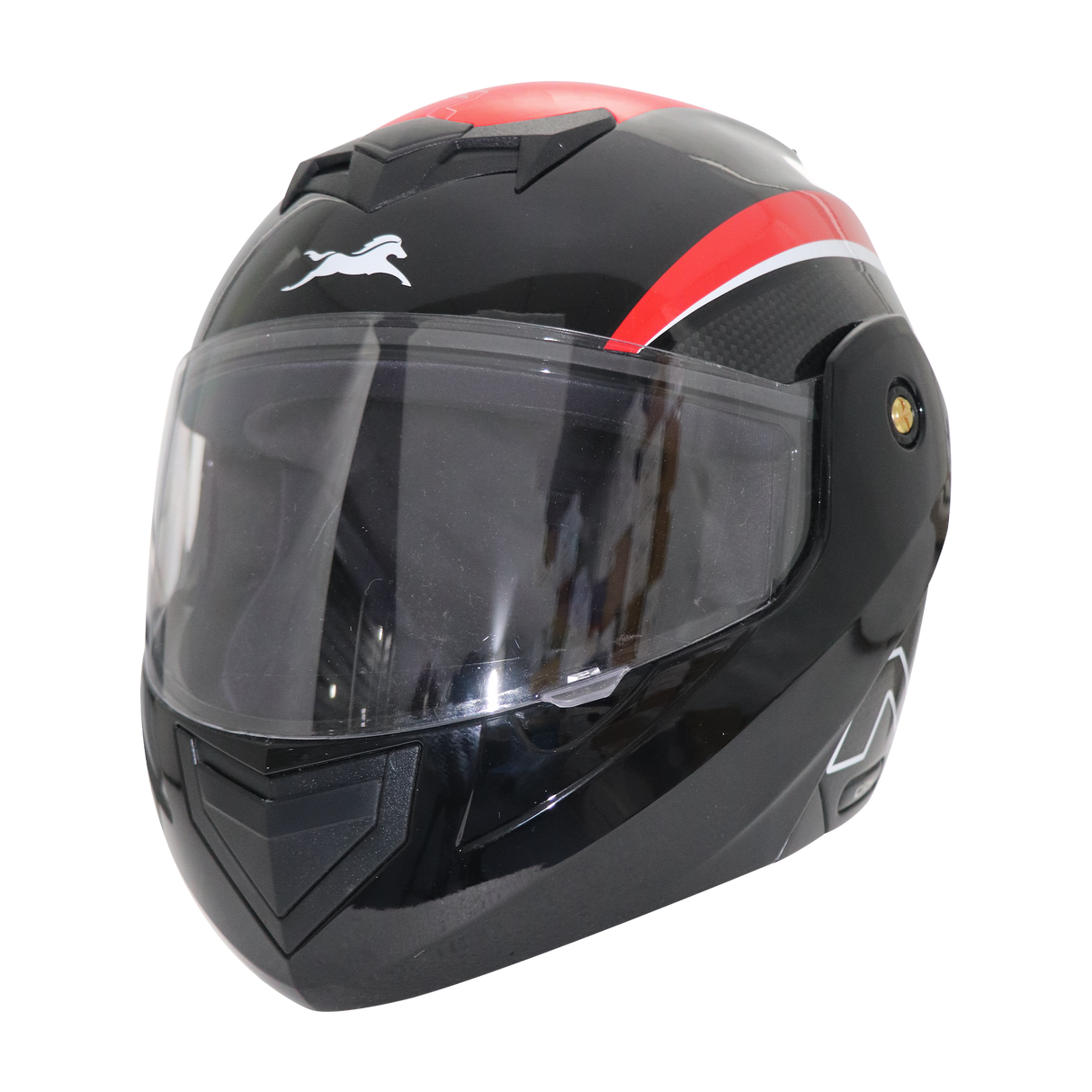 TVS Ntorq Edition Flip Up Helmet (Black Red) - Safety Meets Style
