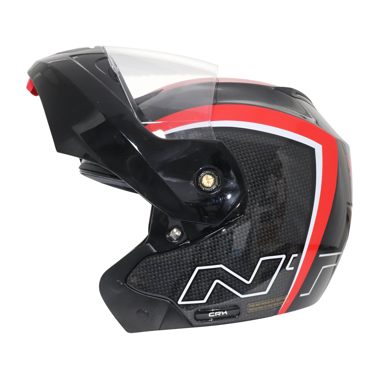 TVS Ntorq Edition Flip Up Helmet (Black Red) - Safety Meets Style