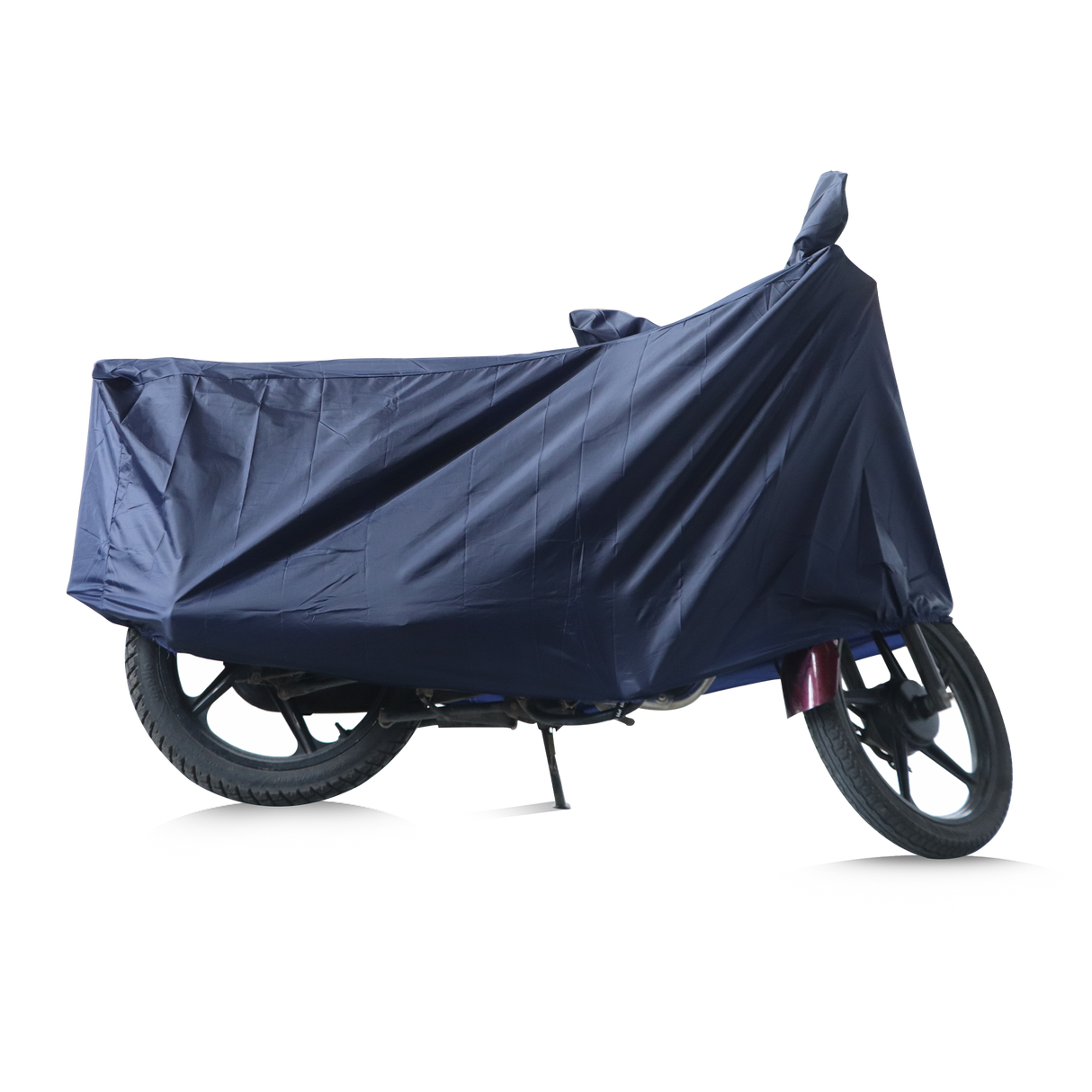TVS Bike Cover - Blue, Elastic-Fit, All-Weather Protection