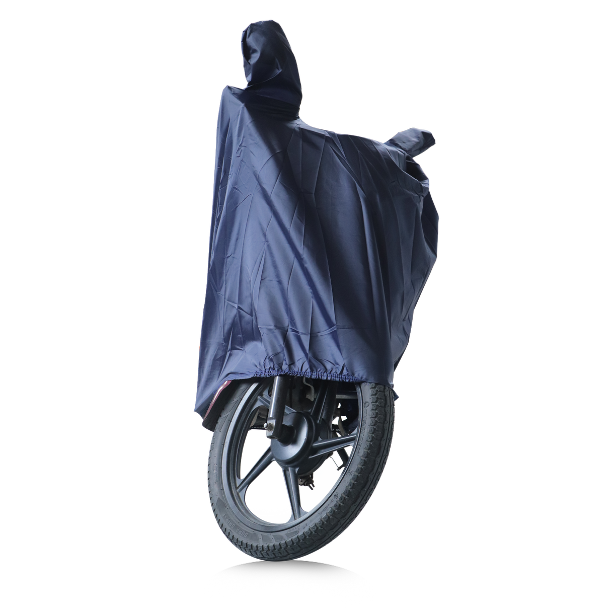 TVS Bike Cover - Blue, Elastic-Fit, All-Weather Protection