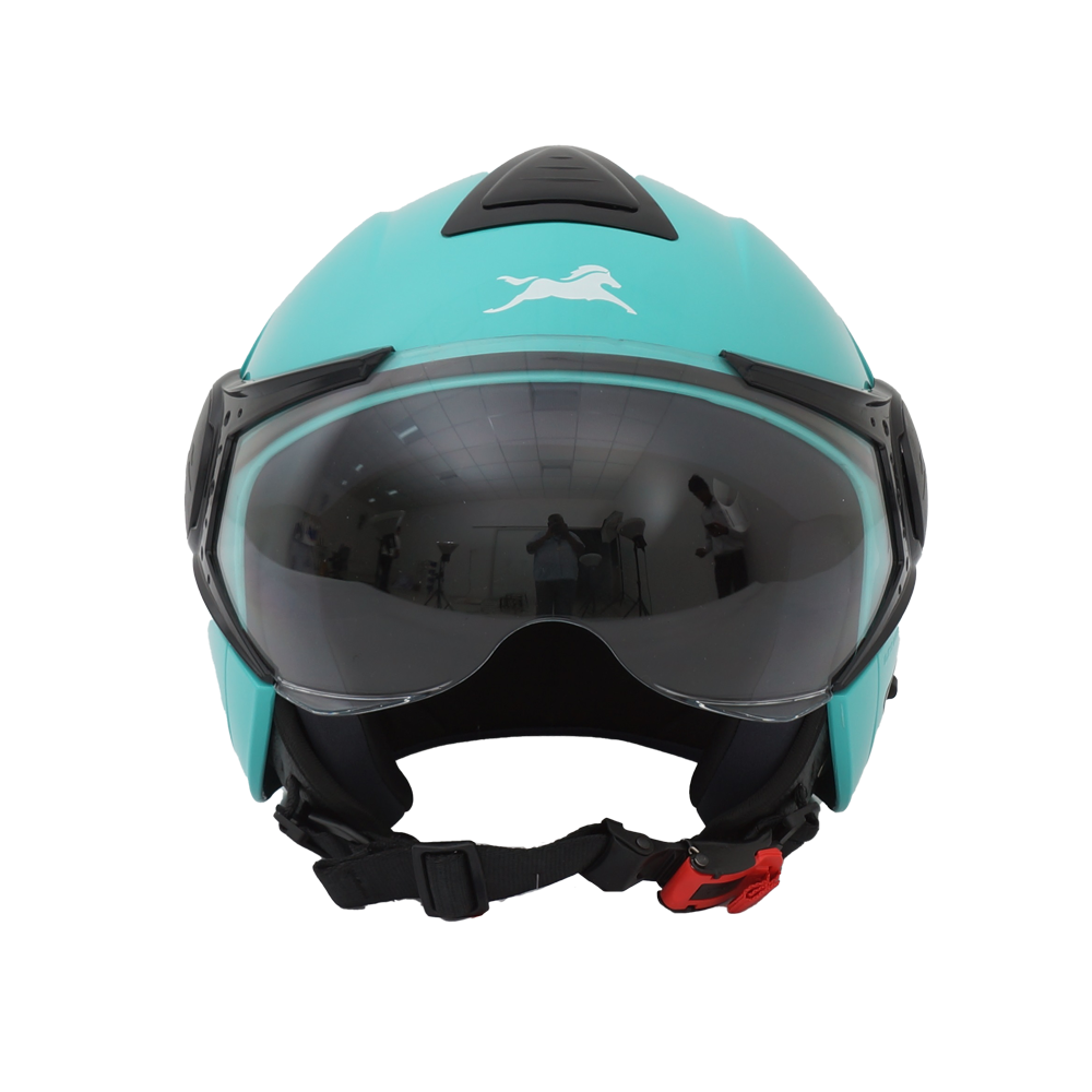 TVS Helmet Half Face Blue GL | Premium Quality & Safety for Riders