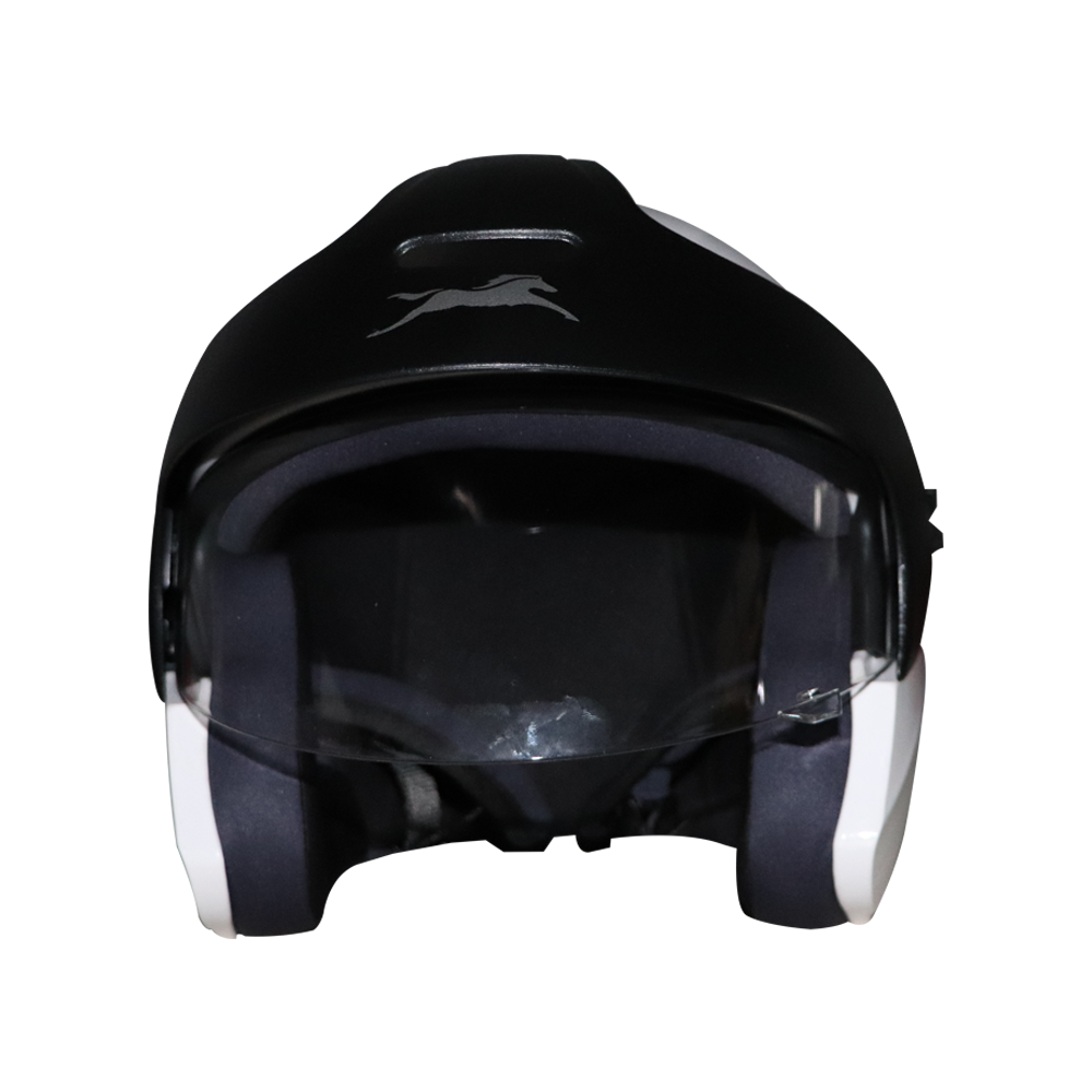 TVS Helmet Half Face Motorbike Helmet (White) – Dynamic Ventilation, Lightweight & Durable