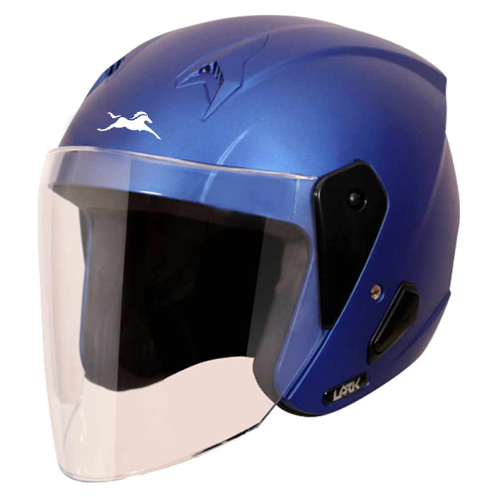 TVS Half Face Helmet - Blue | Stylish & Safe Riding Protection for Men & Women
