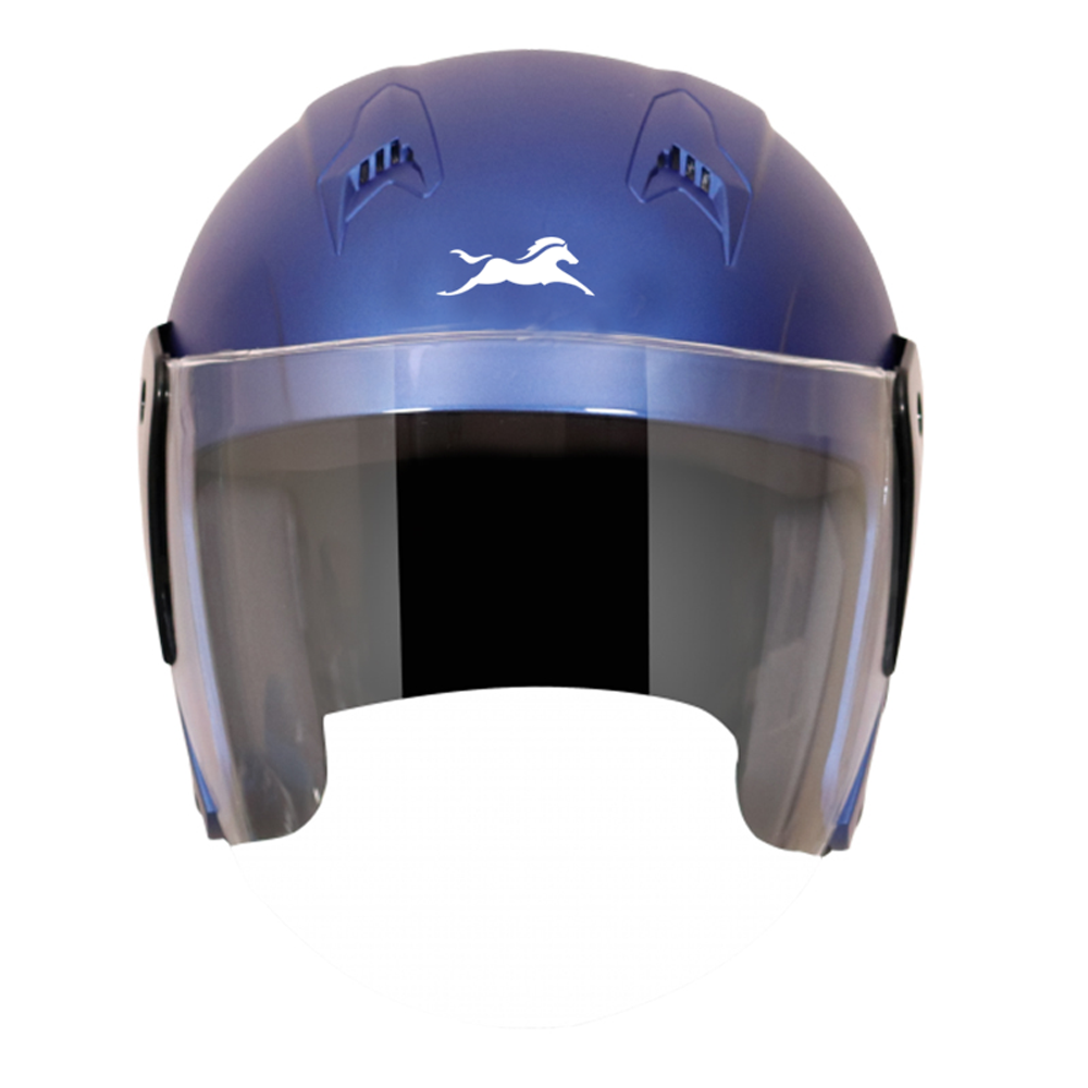 TVS Half Face Helmet - Blue | Stylish & Safe Riding Protection for Men & Women