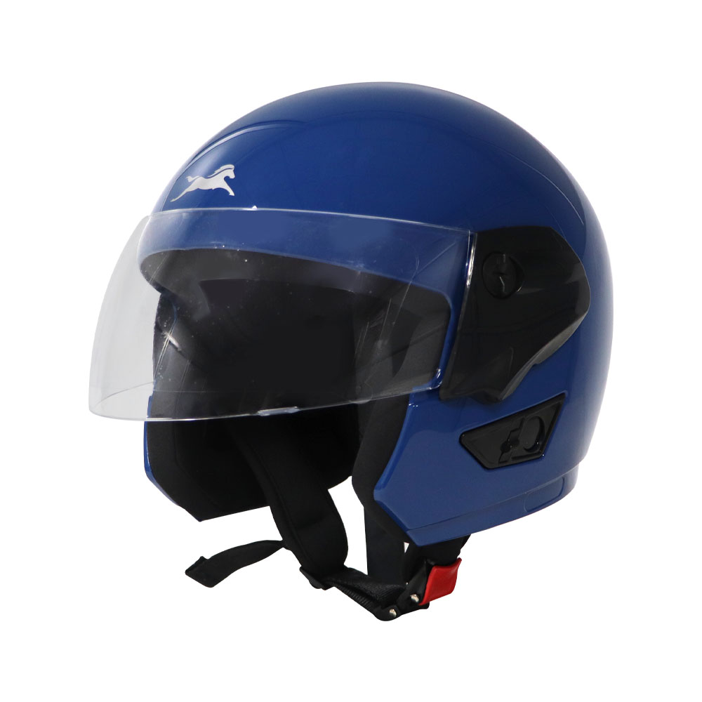 TVS Cruiser Blue Half Face Helmet –  Stylish Protection & Comfort