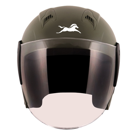 TVS Green Half Face Helmet – Durable & Stylish Safety Gear