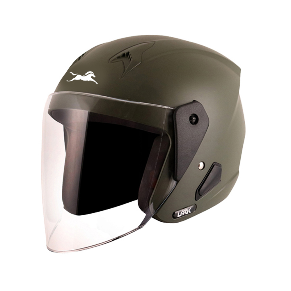 TVS Green Half Face Helmet – Durable & Stylish Safety Gear