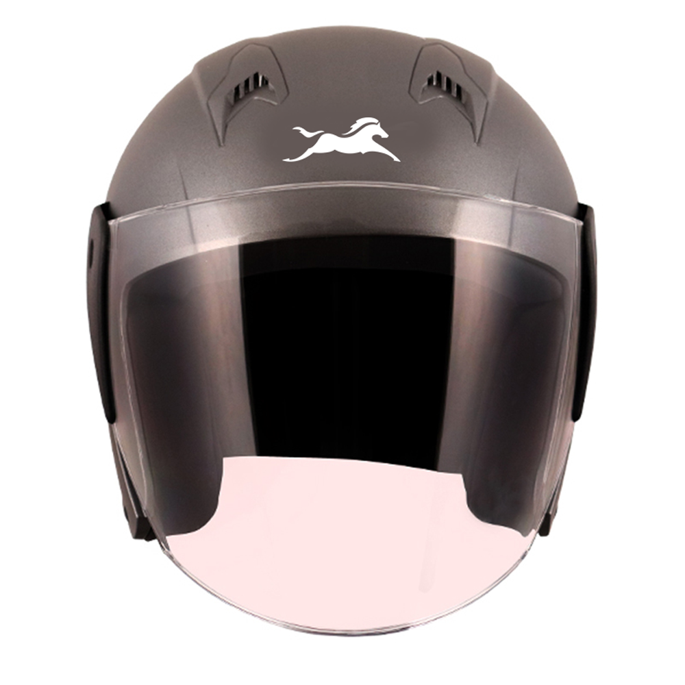 TVS Helmet Half Face Grey – Premium Quality and Stylish Protection