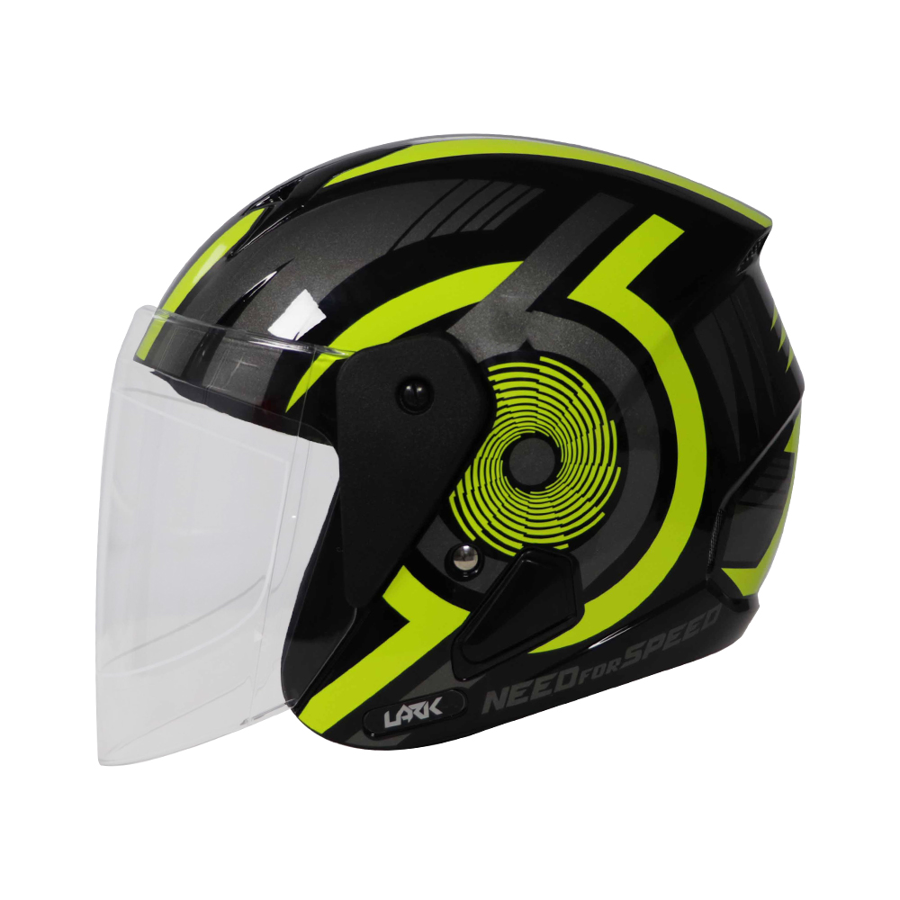 Helmet Half Face Yellow G3 | Premium Safety & Performance by TVS XPOD