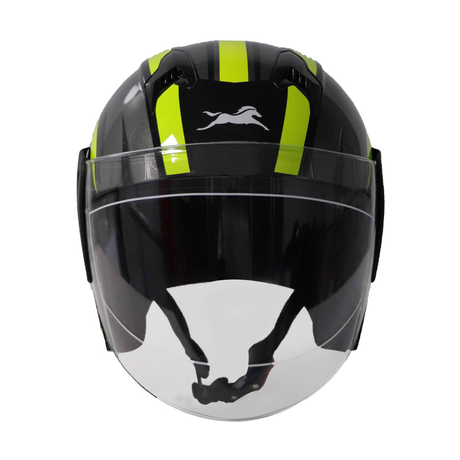 Helmet Half Face Yellow G3 | Premium Safety & Performance by TVS XPOD