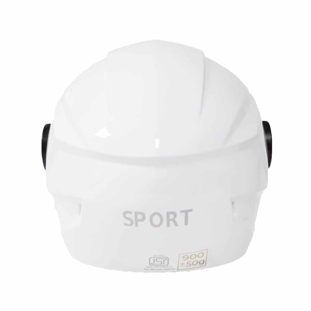 TVS Helmet Half Face White GL – Premium Protection & Comfort