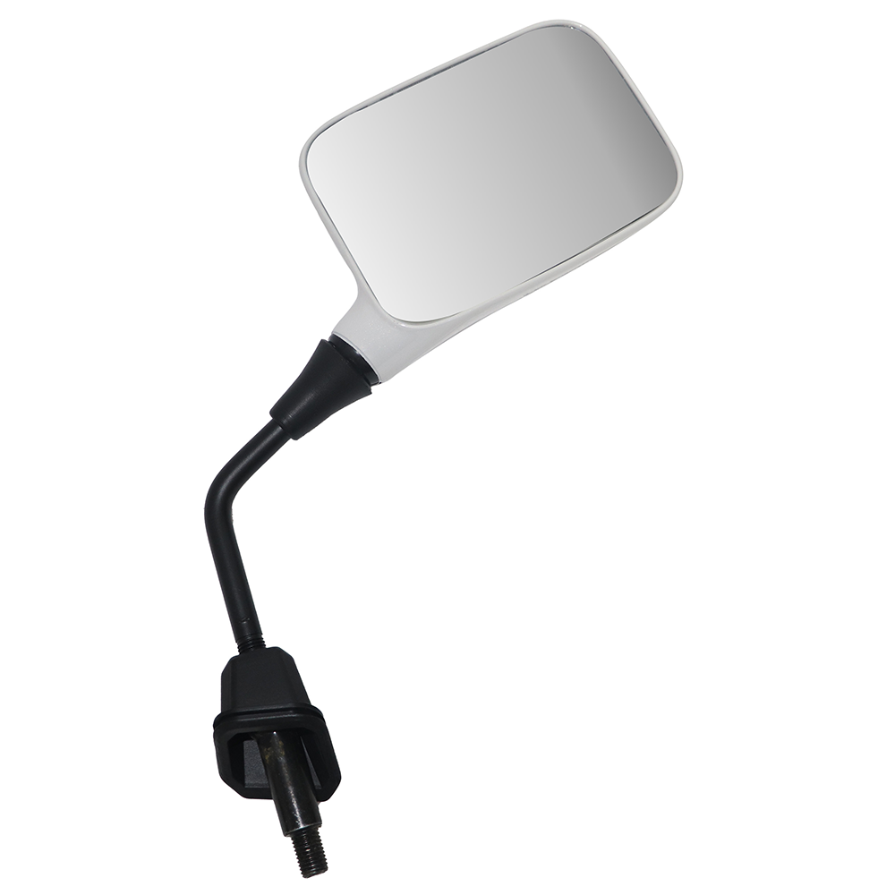 TVS IQUBE Right Hand Pearl White Assembly Mirror - Durable & Stylish