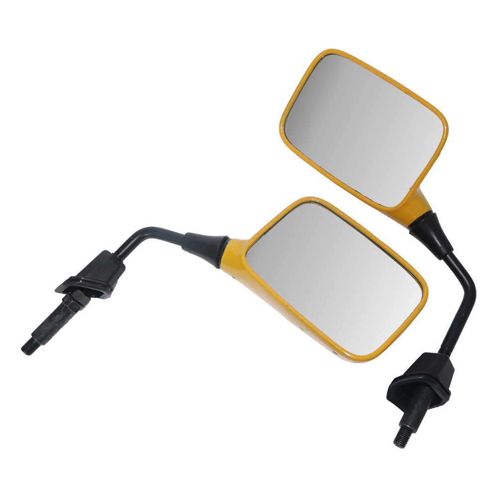 TVS iQube Lucid Yellow Mirror – Durable, Adjustable, and Stylish