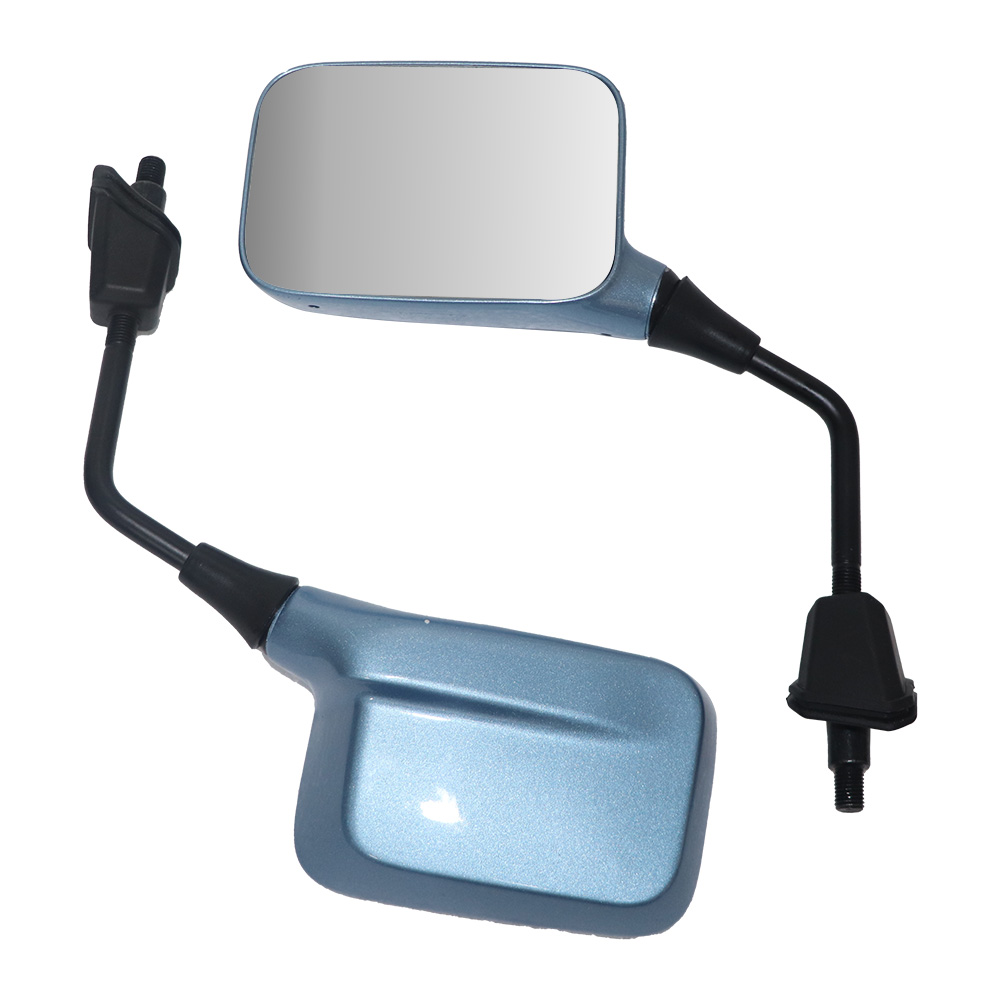 TVS iQube Mint Blue Mirror – Durable, Adjustable, and Stylish