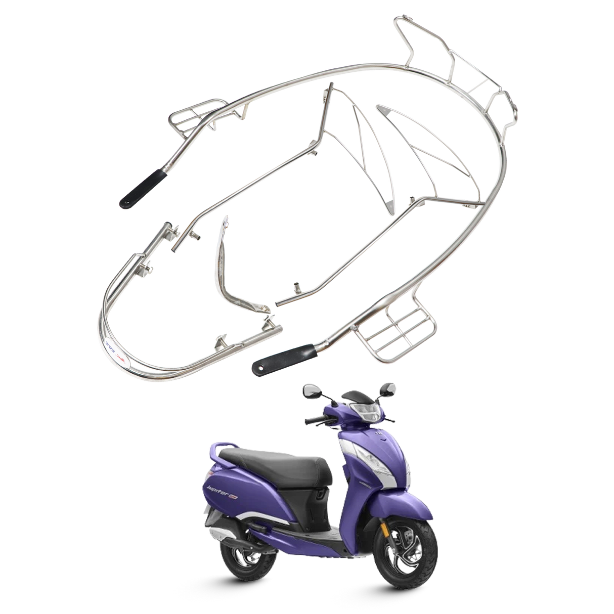 TVS Scooter Guard Kit for Jupiter 125_MUM | All-Round Protection & Durability