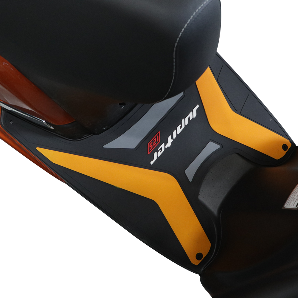 TVS Designer - Jupiter 125 Floor Mat  – Custom-Fit, Non-Slip, Weather-Resistant Scooter Floor Mat