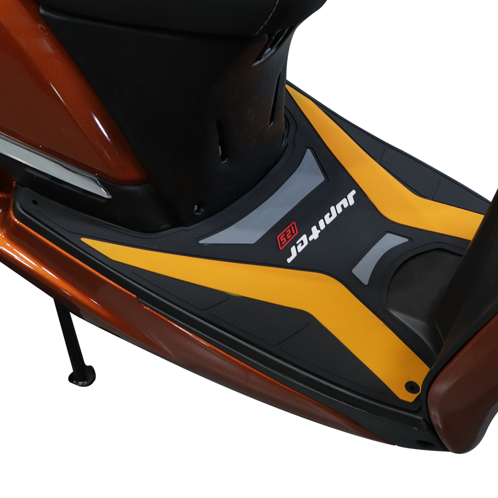TVS Designer - Jupiter 125 Floor Mat  – Custom-Fit, Non-Slip, Weather-Resistant Scooter Floor Mat