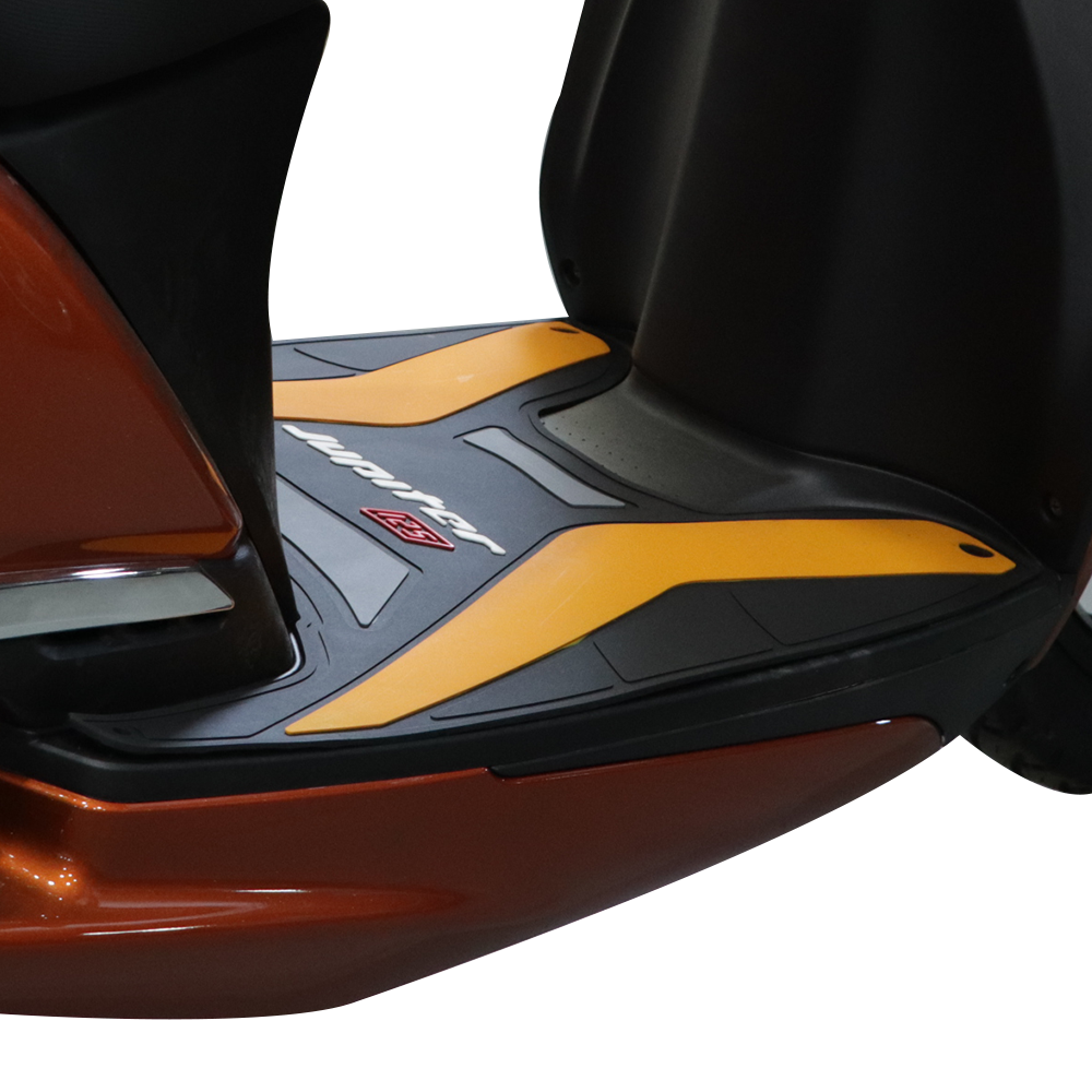 TVS Designer - Jupiter 125 Floor Mat  – Custom-Fit, Non-Slip, Weather-Resistant Scooter Floor Mat