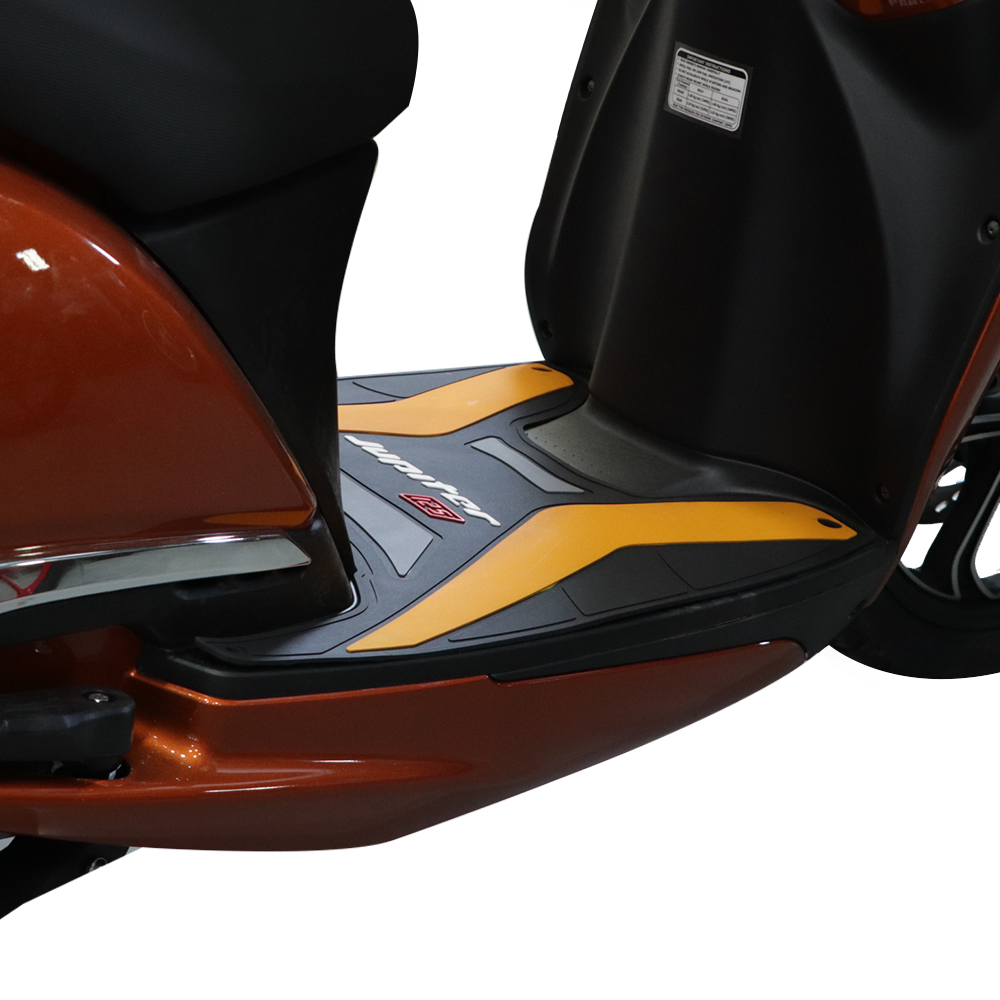 TVS Designer - Jupiter 125 Floor Mat  – Custom-Fit, Non-Slip, Weather-Resistant Scooter Floor Mat