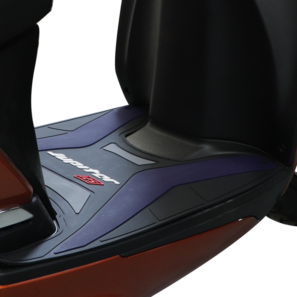 TVS Designer Jupiter 125 Floor Mat BLUE – Custom-Fit, Non-Slip, Weather-Resistant Scooter Floor Mat