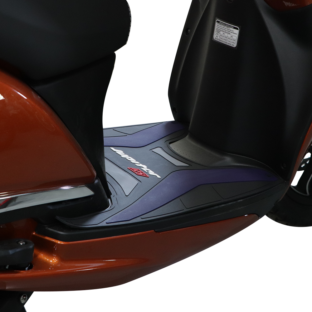 TVS Designer Jupiter 125 Floor Mat BLUE – Custom-Fit, Non-Slip, Weather-Resistant Scooter Floor Mat